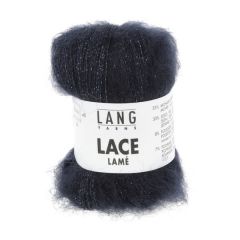 Lang Yarns LACE LAMÉ (25) Donkerblauw