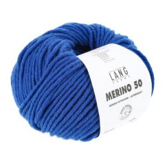 Lang Yarns Merino 50 Kobalt (21)