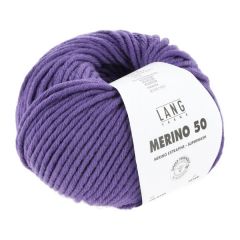 Lang Yarns Merino 50 Donker Lila (146) online bij de Breiboerderij!                                 
