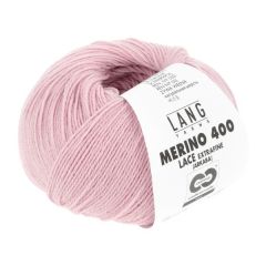 Lang Yarns Merino 400 Lace (119) Roze