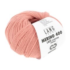Lang Yarns Merino 400 Lace (328) Koraal Roze                            