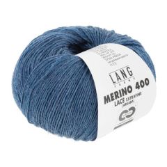 Lang Yarns Merino 400 Lace (333) Grijsblauw