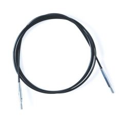 KnitPro Swivel 360 graden wisselbare kabel - zwart - voor (lengte 60 cm incl. naaldpunten) bij de Breiboerderij                            
