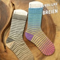 Vrolijke Sokken Breien breipakket WE LOVE COLORS bij de Breiboerderij!